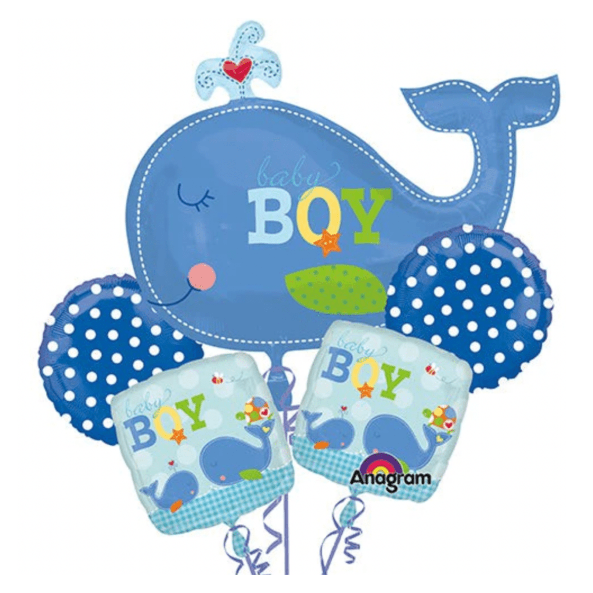 Baby Boy Bouquet |Balloons bouquet| 5 pcs - My Queen