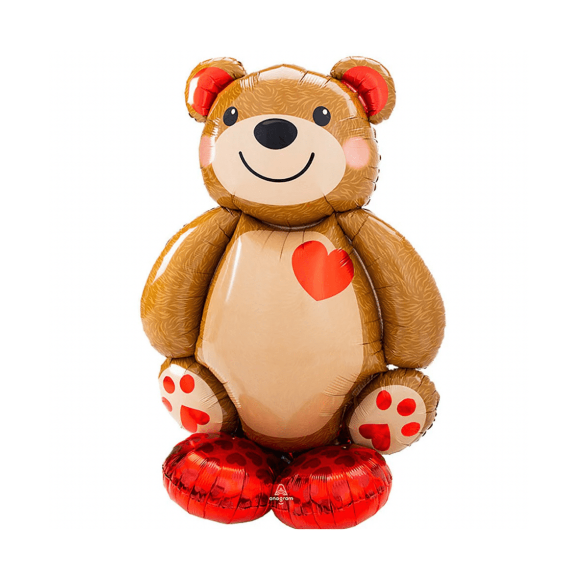 Big Cuddly Teddy AIRLOONZ |Foil Balloon 48in |Extra large - My Queen