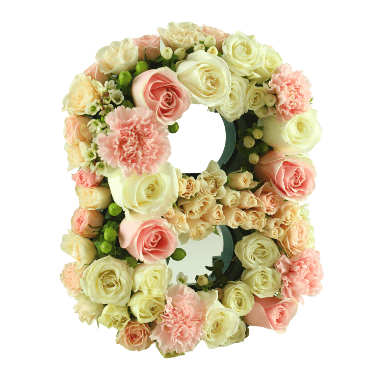 Floral numbers| anniversary, birthday centerpiece - My Queen